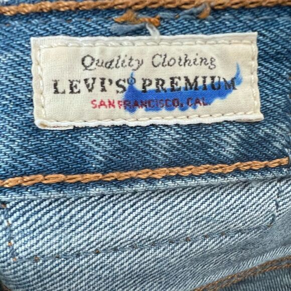 501 Levi’s skinny high waist distressed size W24 L28 - Picture 12 of 15